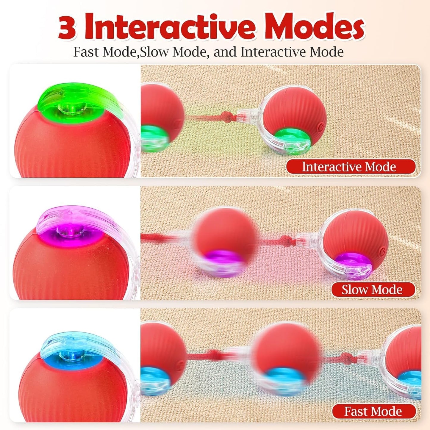 Automatic cat toy ball