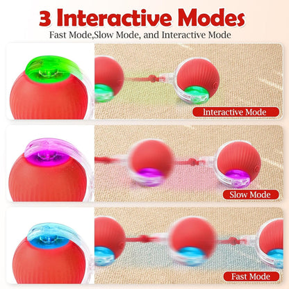 Automatic cat toy ball
